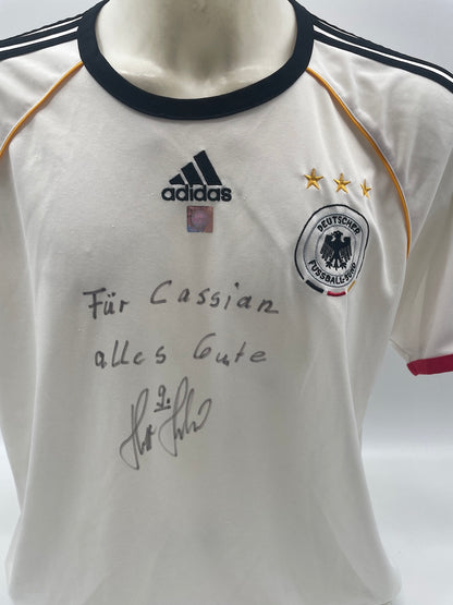 DFB Shirt Horst Hrubesch Signed adidas Coa Germany DFB Autogram XL