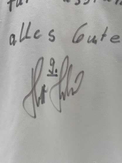 DFB Shirt Horst Hrubesch Signed adidas Coa Germany DFB Autogram XL