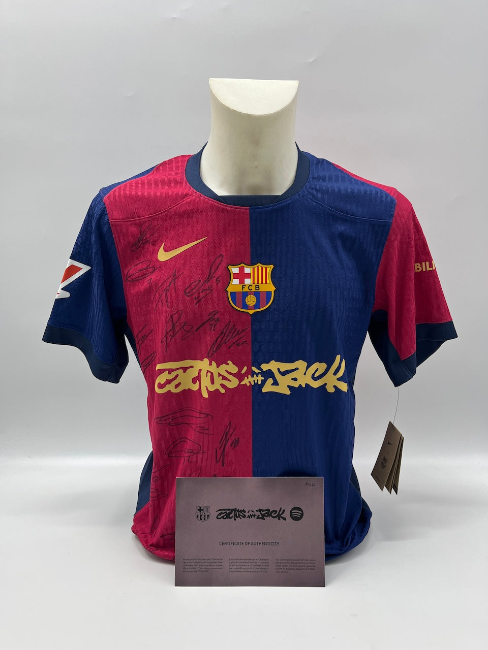FC Barcelona x Travis Scott Trikot 24/25 Teamsigniert limitiert 19/22 Nike M