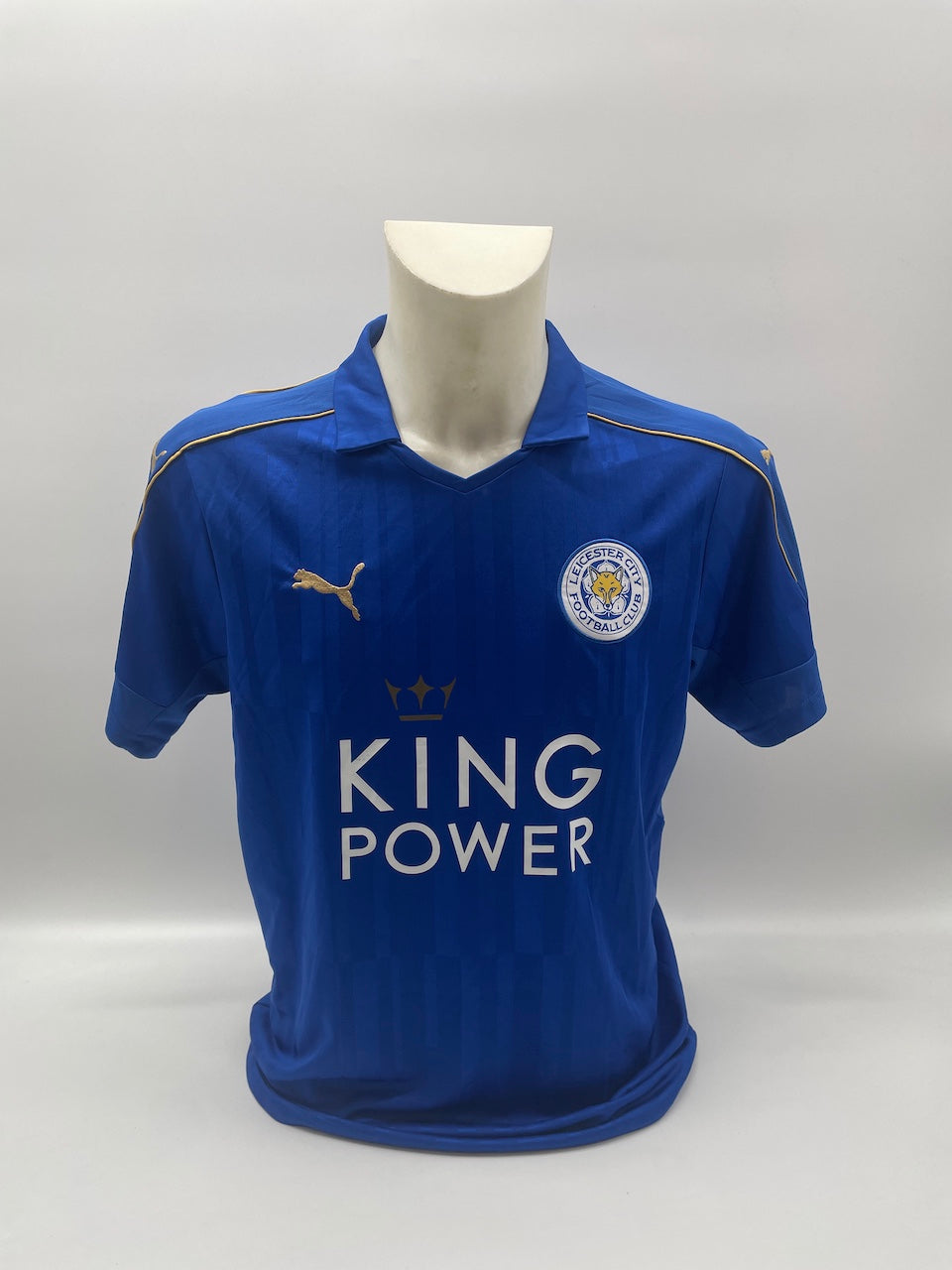 Leicester City Trikot Ahmed Musa signiert Autogramm Fußball England Puma M