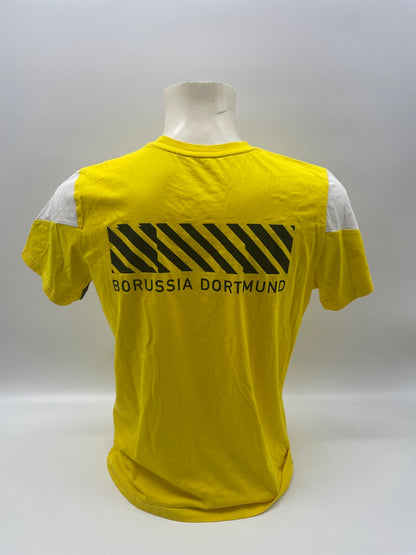 Borussia Dortmund T-shirt Sigfried Held signed BVB Autogram Bundesliga 176