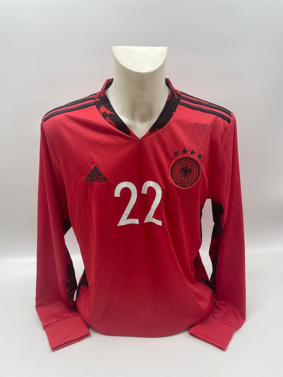 DFB Trikot Kevin Trapp signiert Adidas COA Deutschland DFB Autogramm L