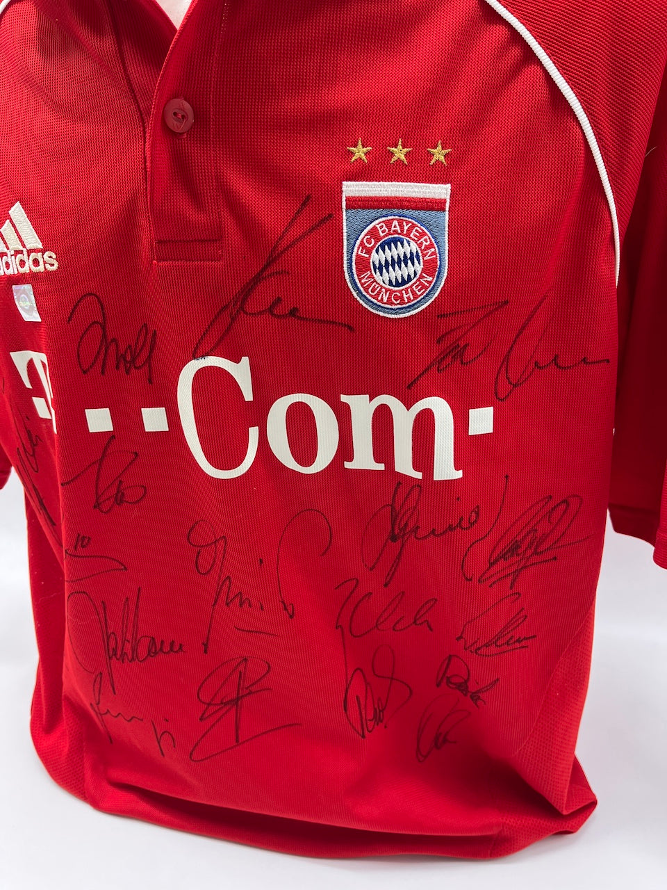 Bayern München Trikot 2005/2006, 2006/2007 Teamsigniert Autogramm COA Adidas L