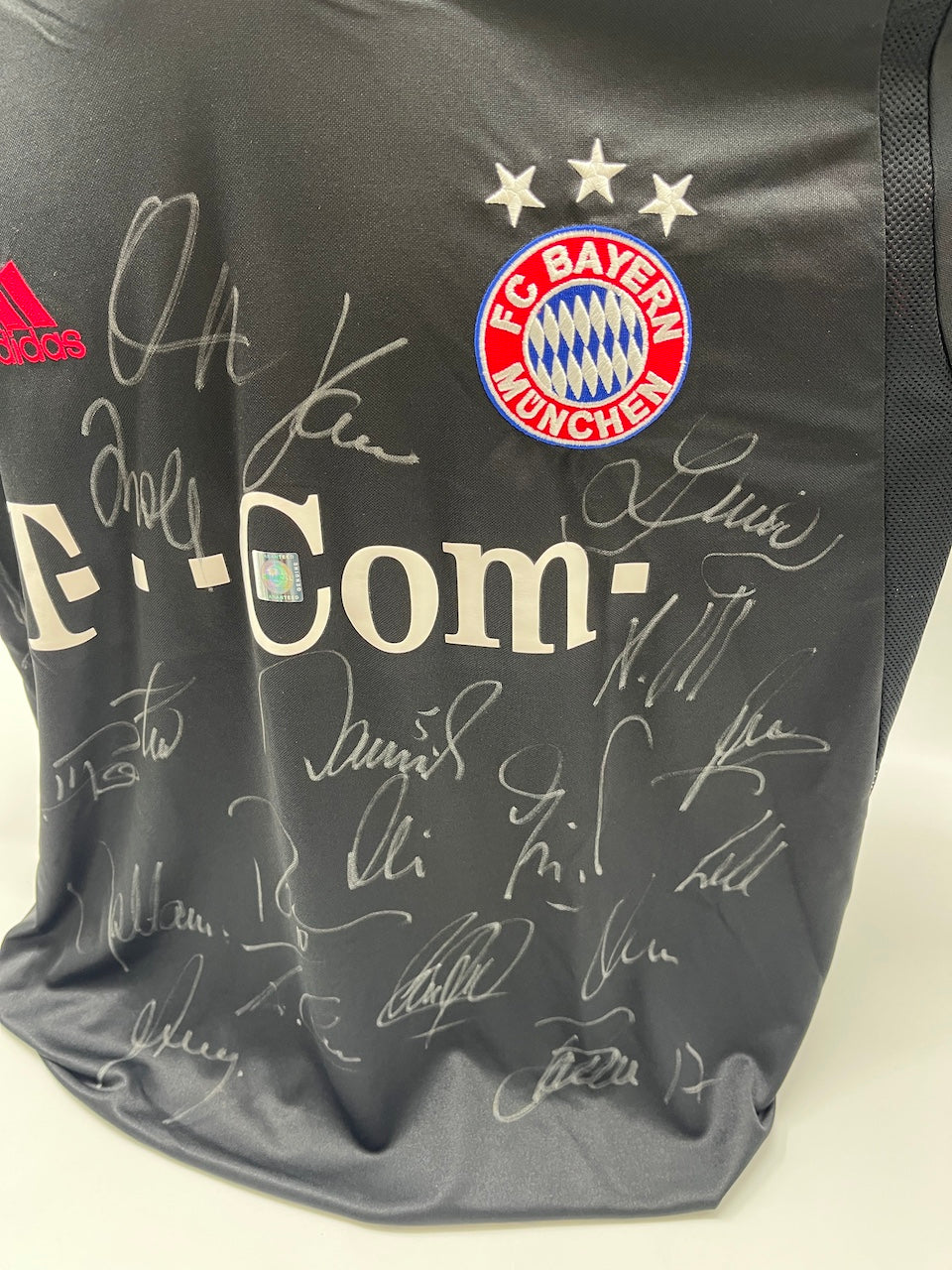 Bayern München Trikot 2004/2005, 2005/2006 Teamsigniert Autogramm COA Adidas XL