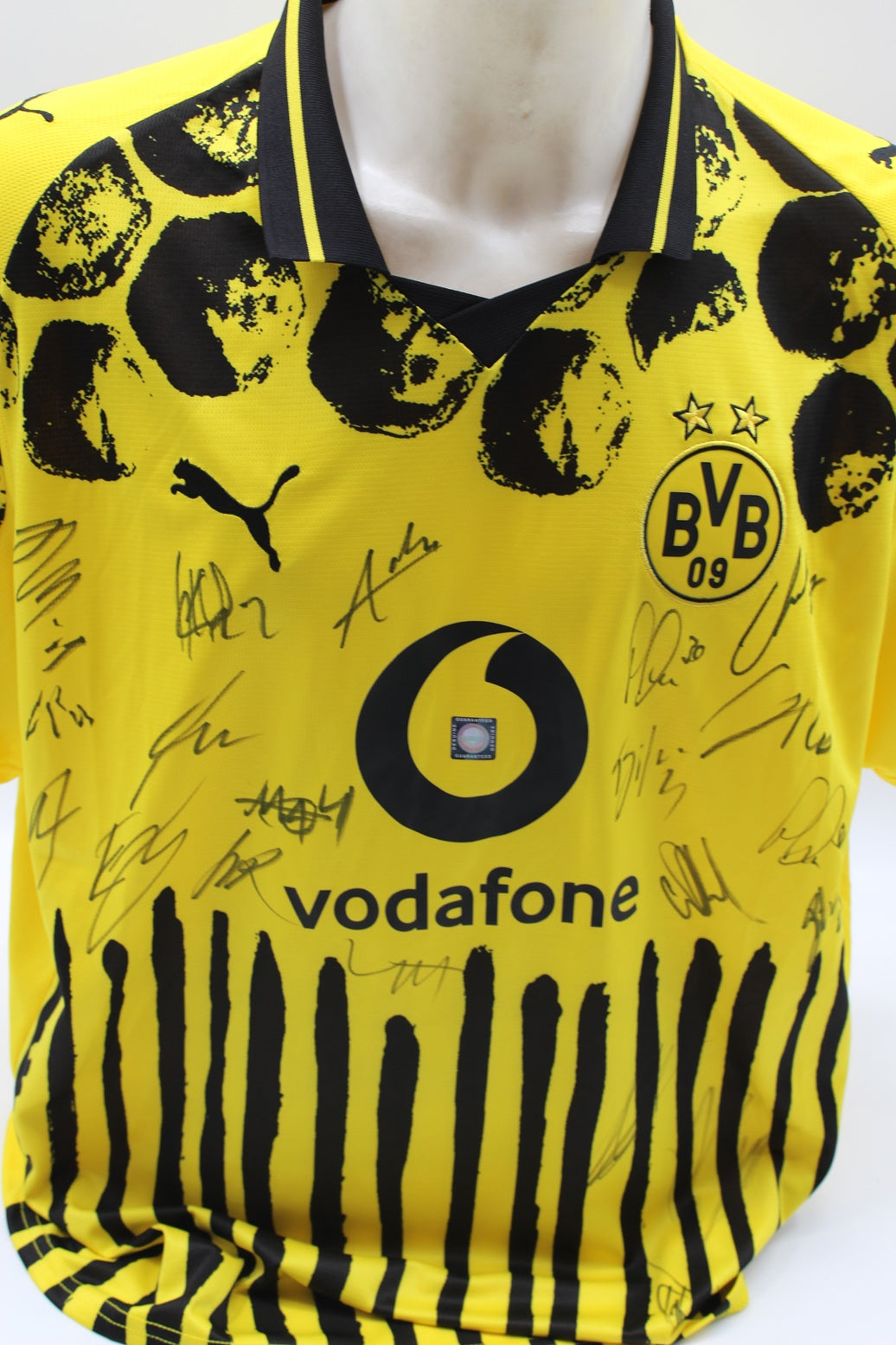 BVB Sondertrikot 2025 Klub WM Teamsigniert Borussia Dortmund COA Puma Neu XL