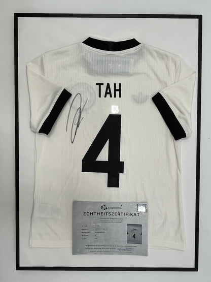 Deutschland Trikot Jonathan Tah signiert im Rahmen DFB COA Adidas 152