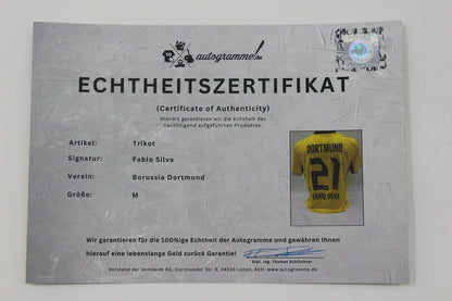 Borussia Dortmund Trikot Fabio Silva COA BVB Puma neu M 26/27