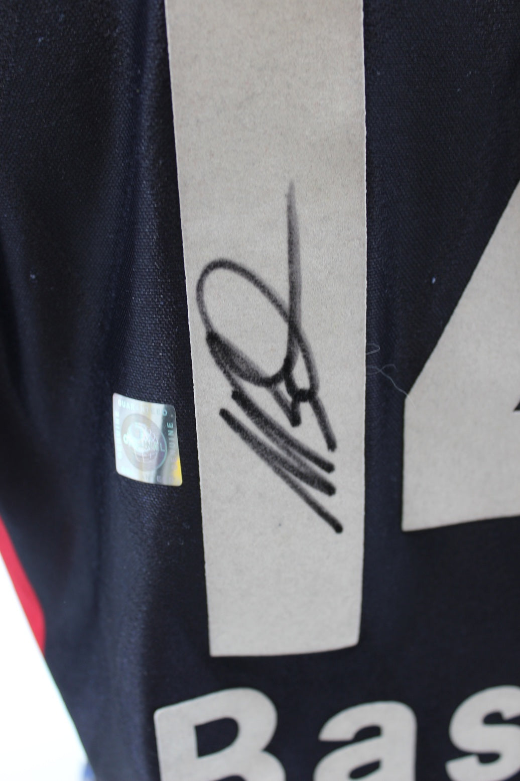 Bayern München Trikot Mario Basler signiert Autogramme Adidas Proof FCB S