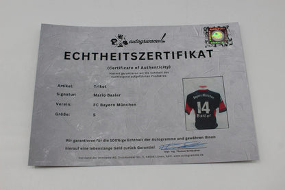 Bayern München Trikot Mario Basler signiert Autogramme Adidas Proof FCB S