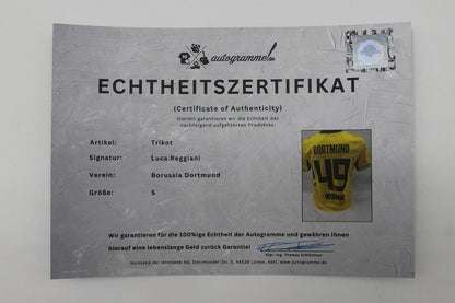Borussia Dortmund Trikot Luca Reggiani COA BVB Puma neu S 26/27