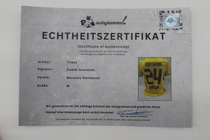 Borussia Dortmund Trikot Daniel Svensson COA BVB Puma neu M 26/27