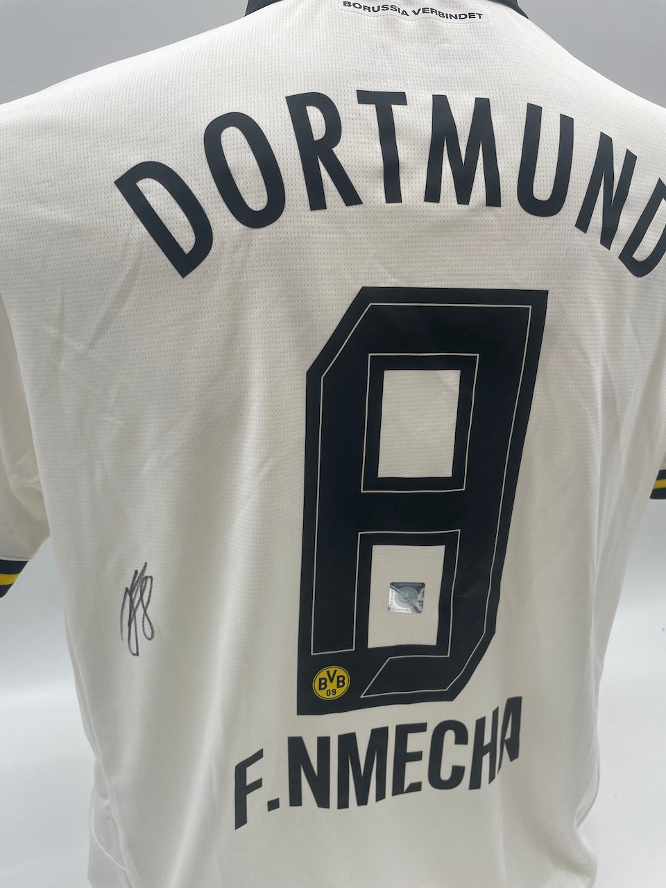 Borussia Dortmund jersey Felix Nmecha signed BVB autograph Puma COA L