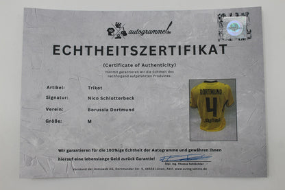 Borussia Dortmund Trikot Nico Schlotterbeck COA BVB Puma neu M 26/27