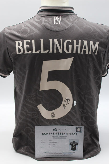 Real Madrid Trikot Damen Jude Bellingham signiert Autogramm Adidas neu L