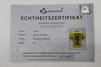 Borussia Dortmund Trikot Serhou Guirassy COA BVB Puma neu M 26/27