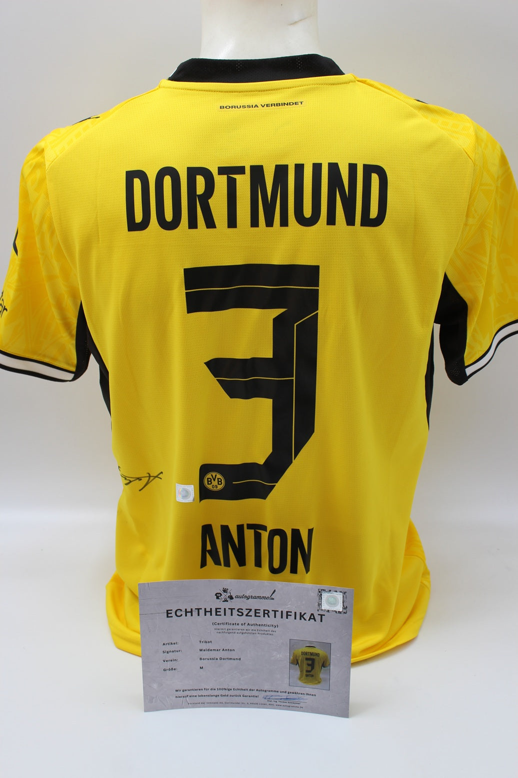 Borussia Dortmund Trikot Waldemar Anton COA BVB Puma neu M 26/27