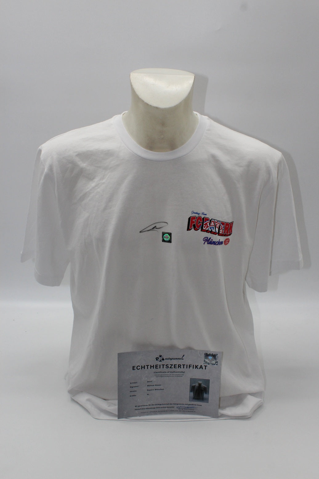 Bayern München Shirt Manuel Neuer signiert Autogramm FCB Neu XL