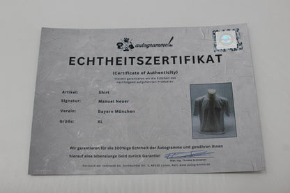 Bayern München Shirt Manuel Neuer signiert Autogramm FCB Neu XL