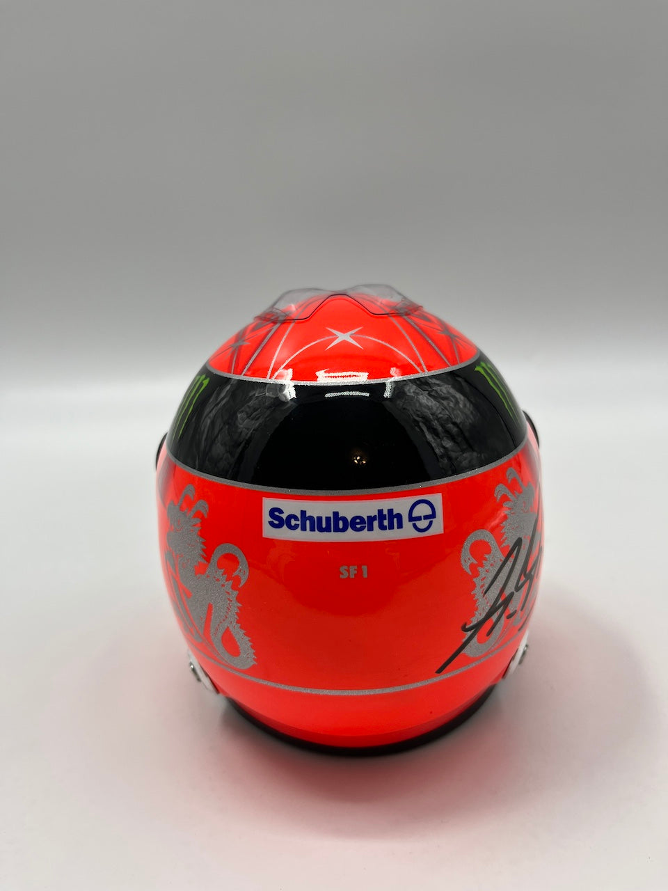 Michael Schumacher Formel 1 Helm Unterschrift und Echtheitszertifikat 1:2