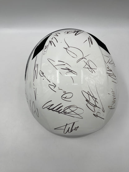 Formel 1 Helm unterschrieben von 24 Fahrern Unterschrift Michael Schumacher