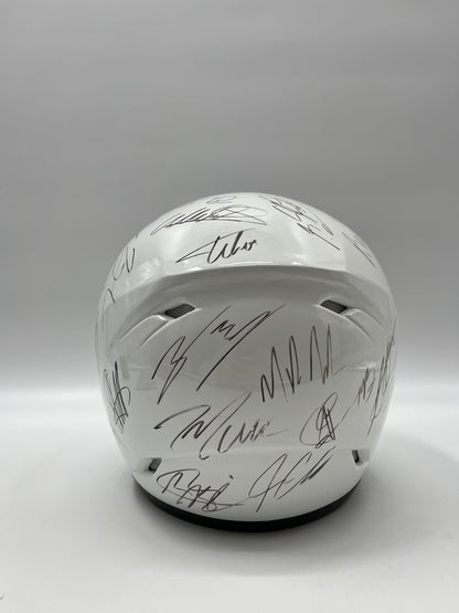 Formel 1 Helm unterschrieben von 24 Fahrern Unterschrift Michael Schumacher