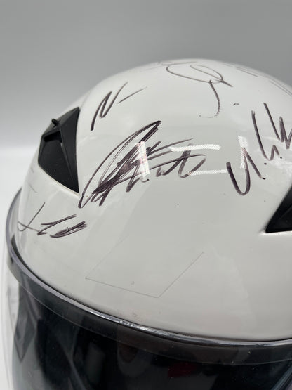 Formel 1 Helm unterschrieben von 24 Fahrern Unterschrift Michael Schumacher