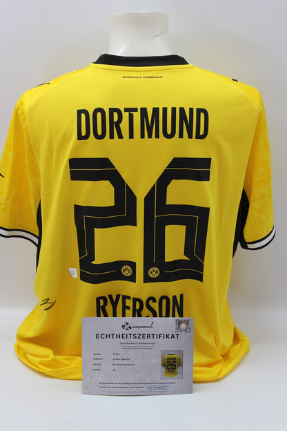 Borussia Dortmund Trikot Julian Ryerson COA BVB Puma neu XL 26/27