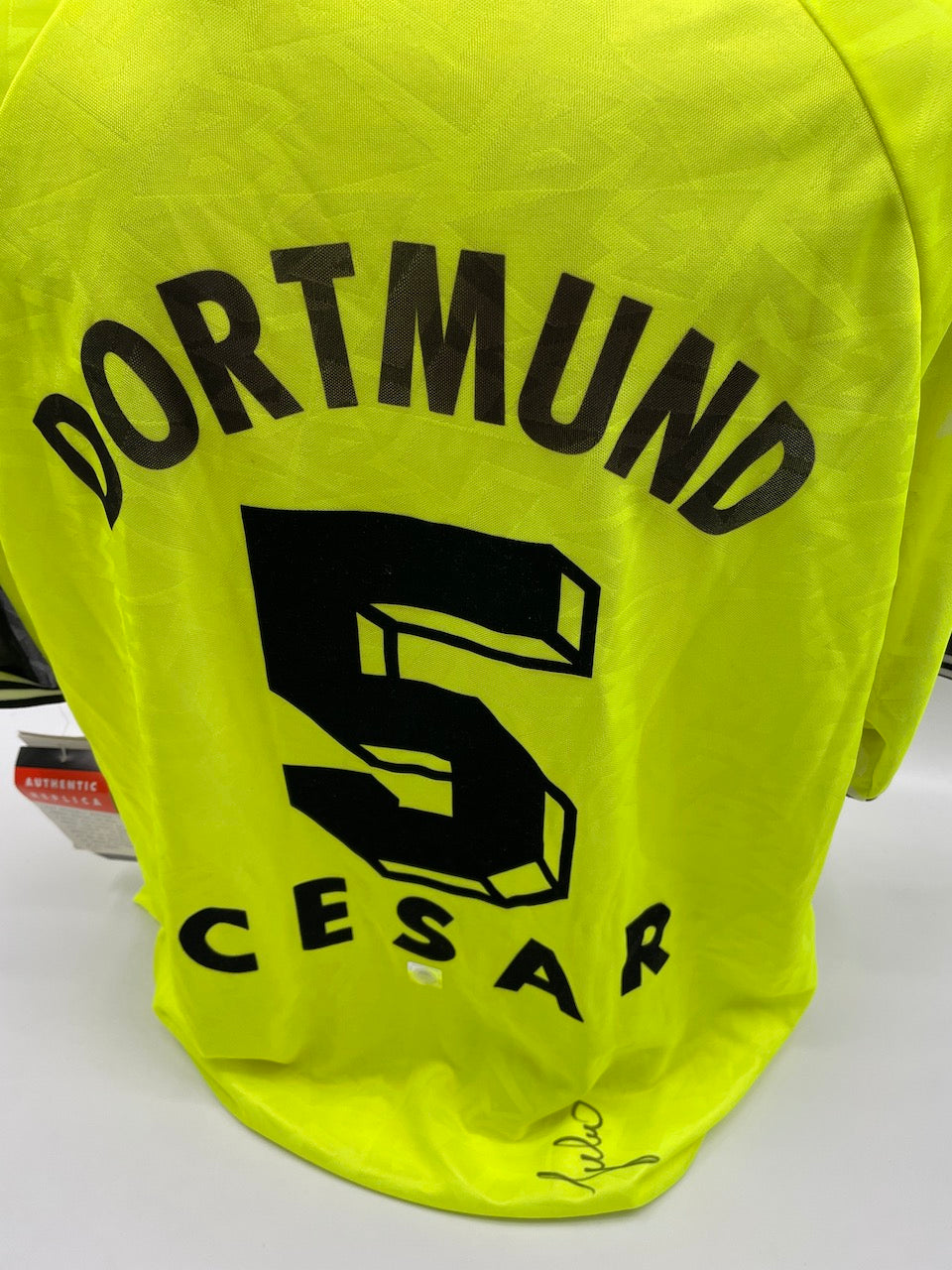 Borussia Dortmund Repro Jersey Julio Cesar signed BVB Autograph COA L