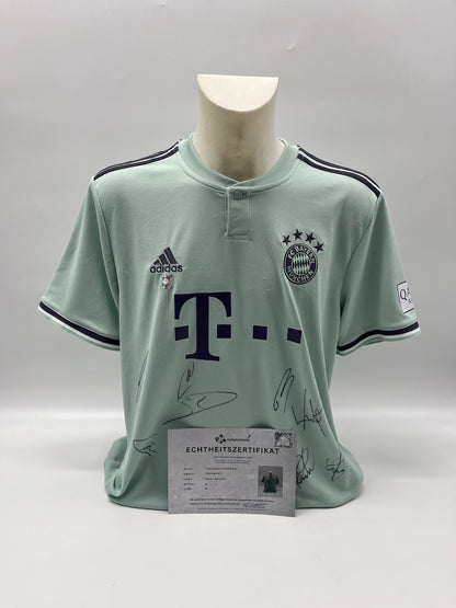 Bayern München Trikot 2018/2019 Teamsigniert Autogramm Adidas XL