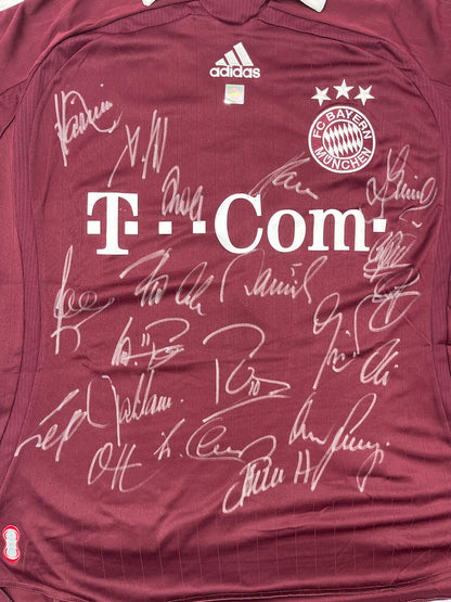 Bayern München Trikot 2006/2007 Teamsigniert Autogramm Adidas XL