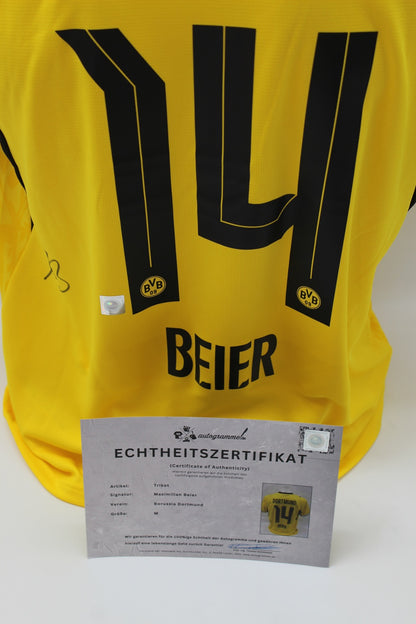 Borussia Dortmund Trikot Maximilian Beier COA BVB Puma neu M 26/27