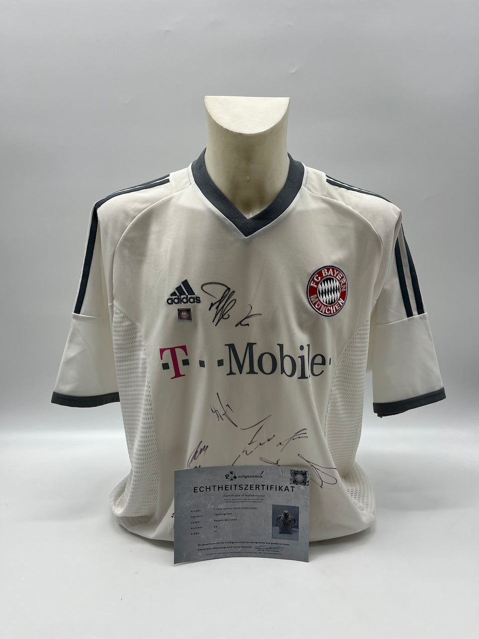 Bayern München Trikot 2002/2003/2004 Teamsigniert Autogramm Adidas XL