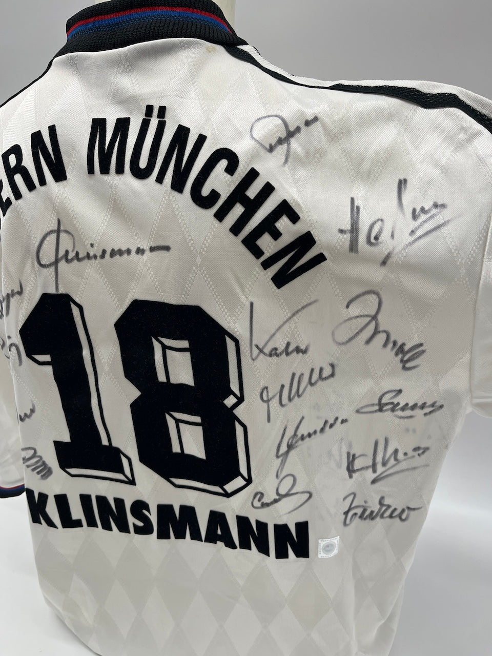 Bayern München Trikot 1996/1997/1998 Teamsigniert Autogramm Adidas L