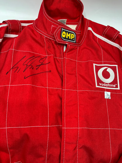 OMP Rennanzug signiert von Michael Schumacher Autogramm
