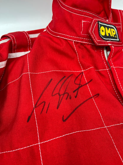 OMP Rennanzug signiert von Michael Schumacher Autogramm
