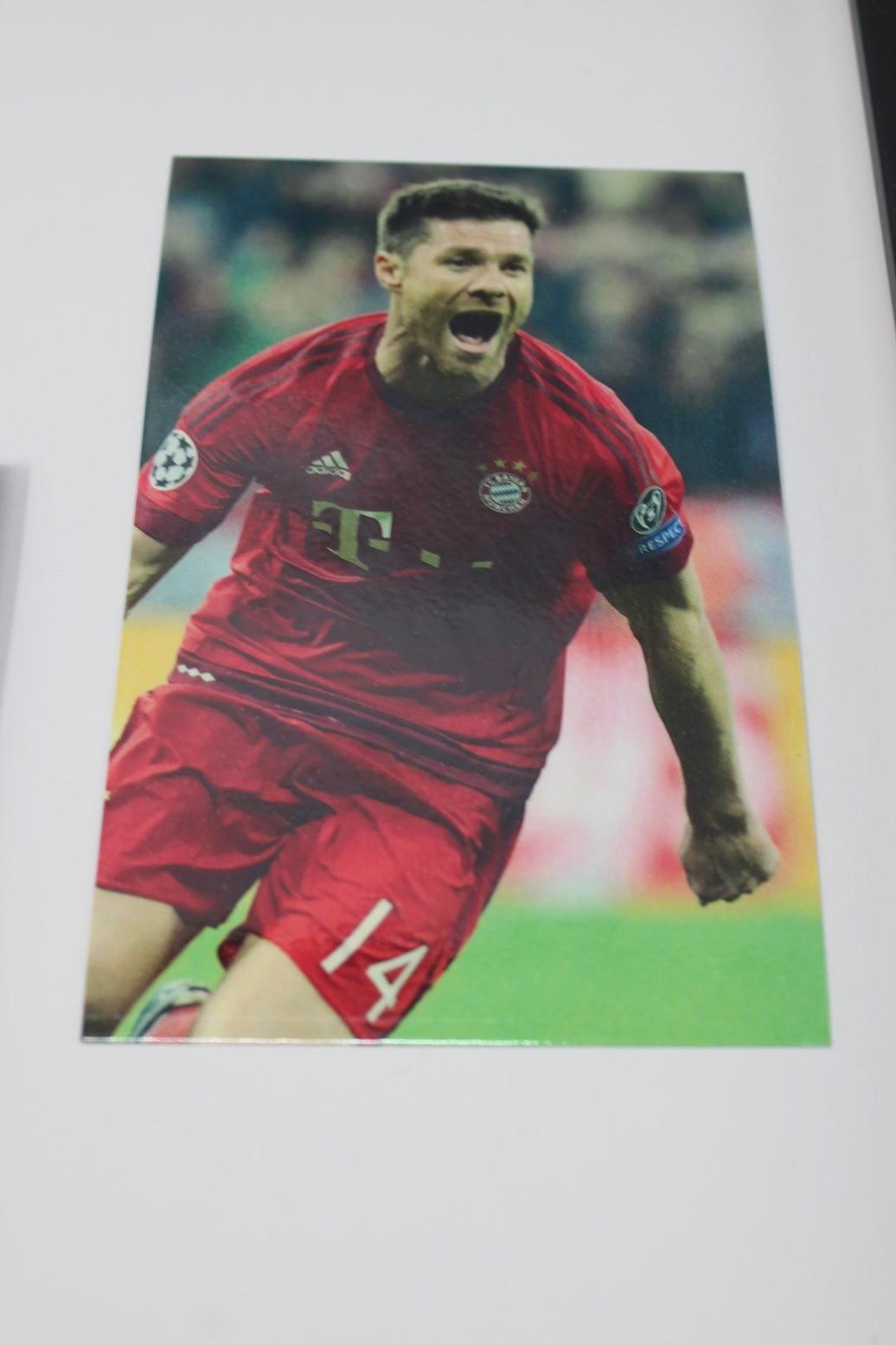 Kapitänsbinde Xabi Alonso signiert im Rahmen Bayern München Autogramm COA