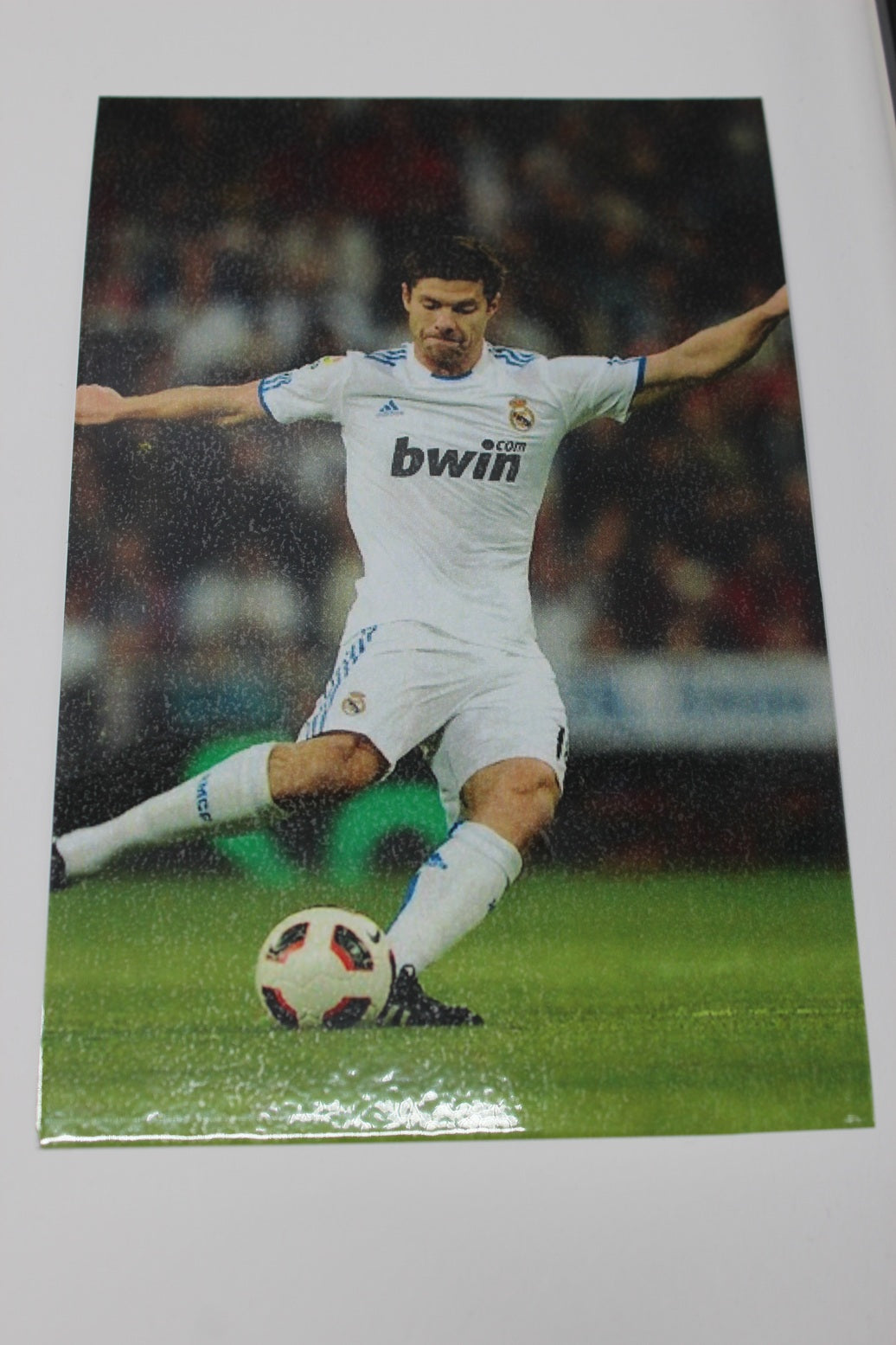 Kapitänsbinde Xabi Alonso signiert im Rahmen Real Madrid Fußball COA  Autogramm