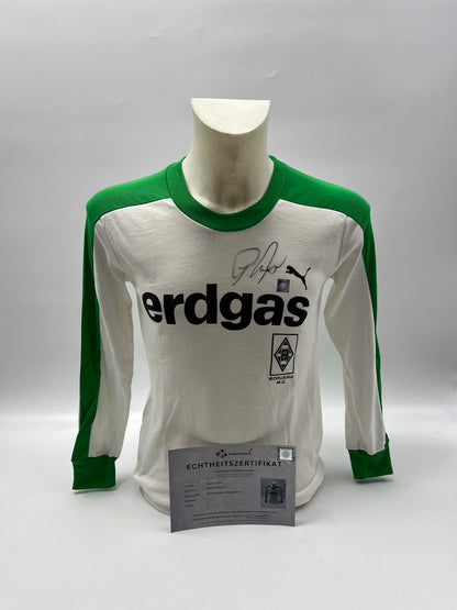 Repro Borussia Mönchengladbach Trikot Günter Netzer signiert Autogramm S