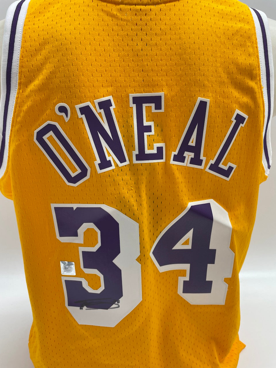 Los Angeles Lakers Jersey Shaquille O'Neal signed NBA Basketball COA M