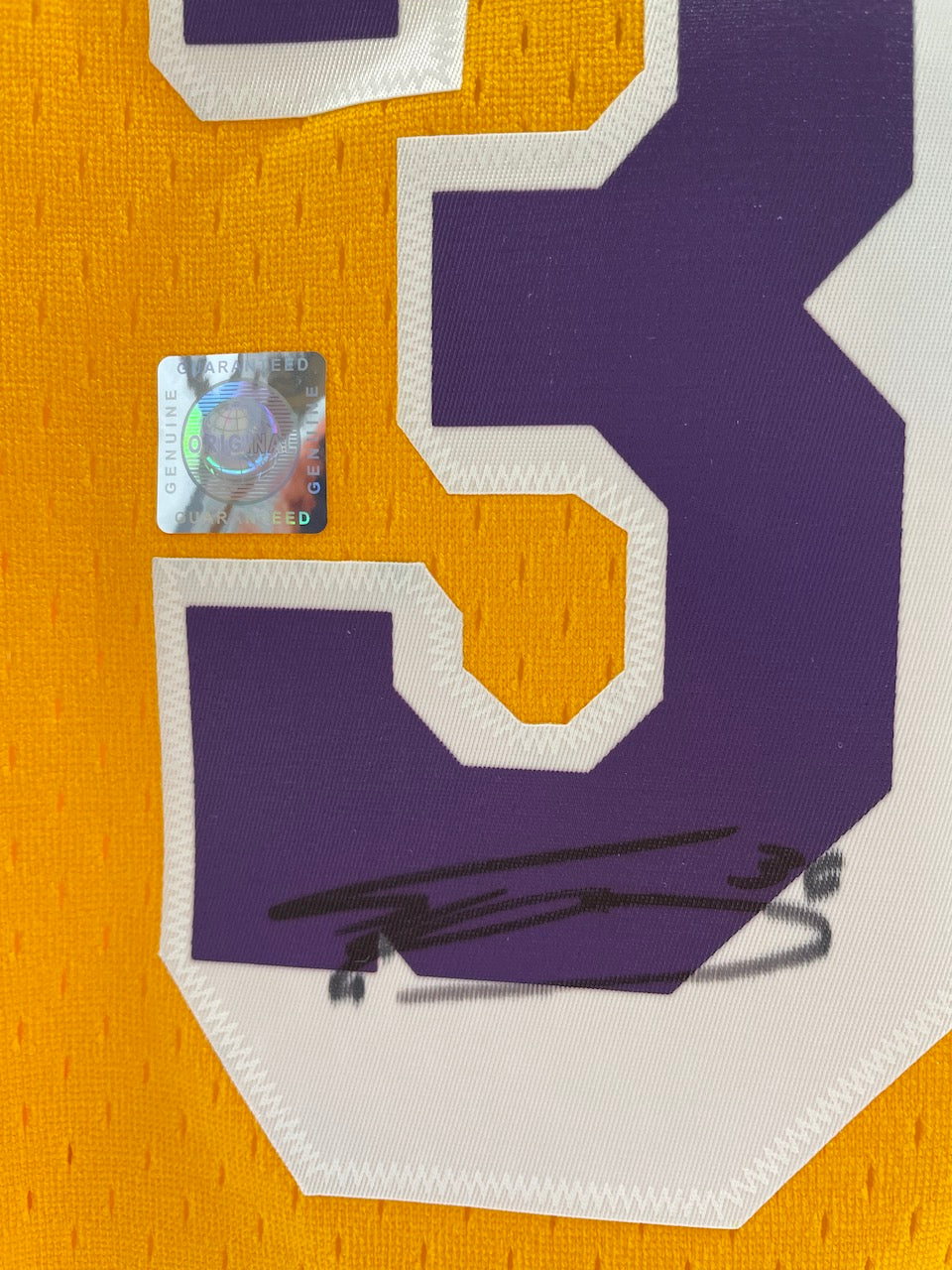 Los Angeles Lakers Jersey Shaquille O'Neal signed NBA Basketball COA M