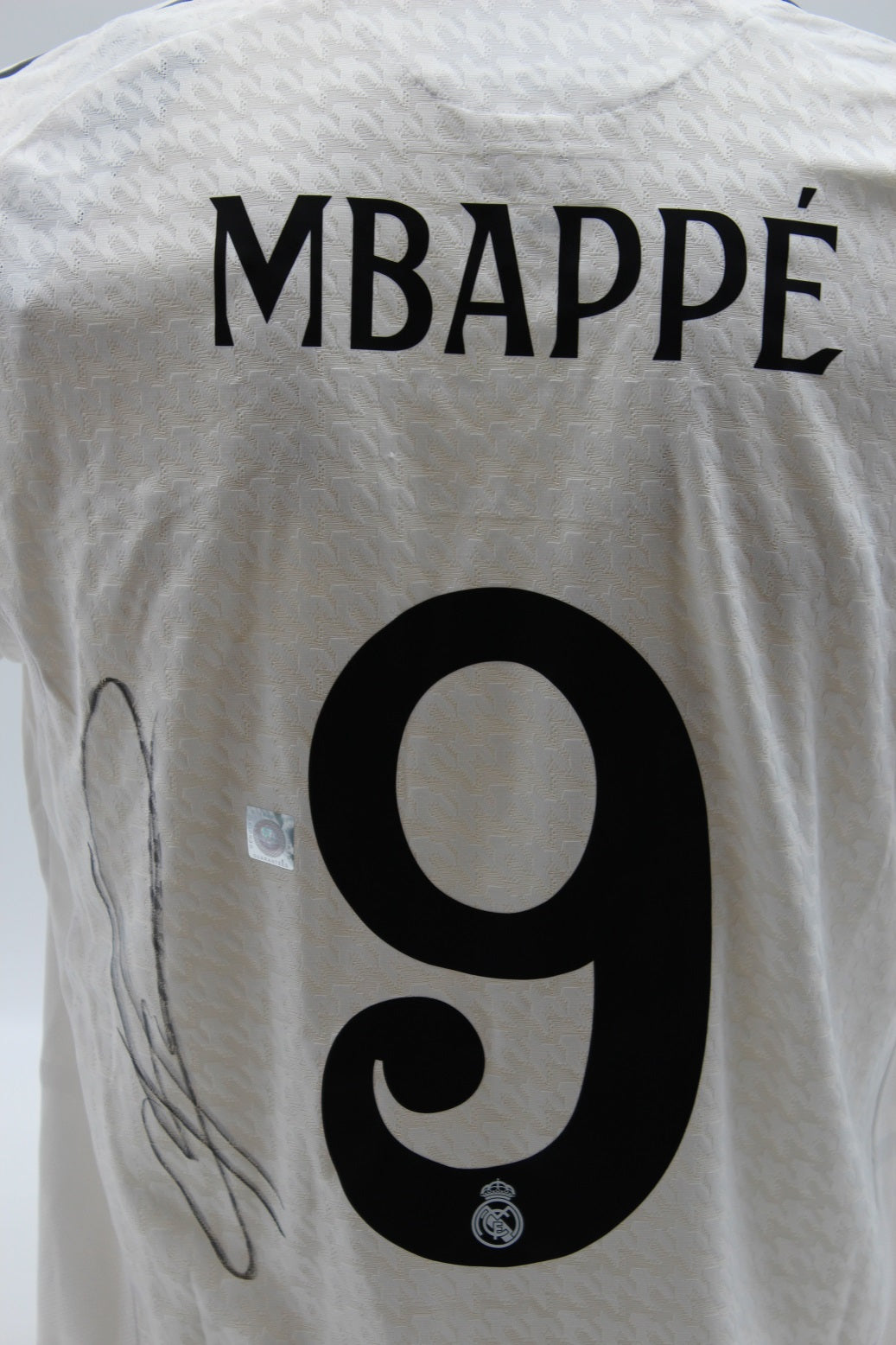Real Madrid Trikot Kylian Mbappe signiert Autogramm Adidas neu M