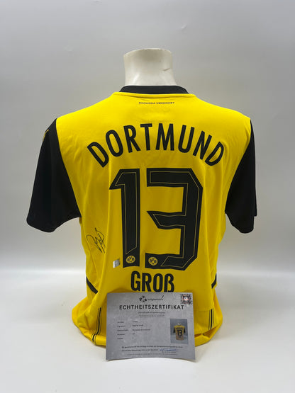 Borussia Dortmund Trikot Pascal Groß signiert Puma Autogramm L