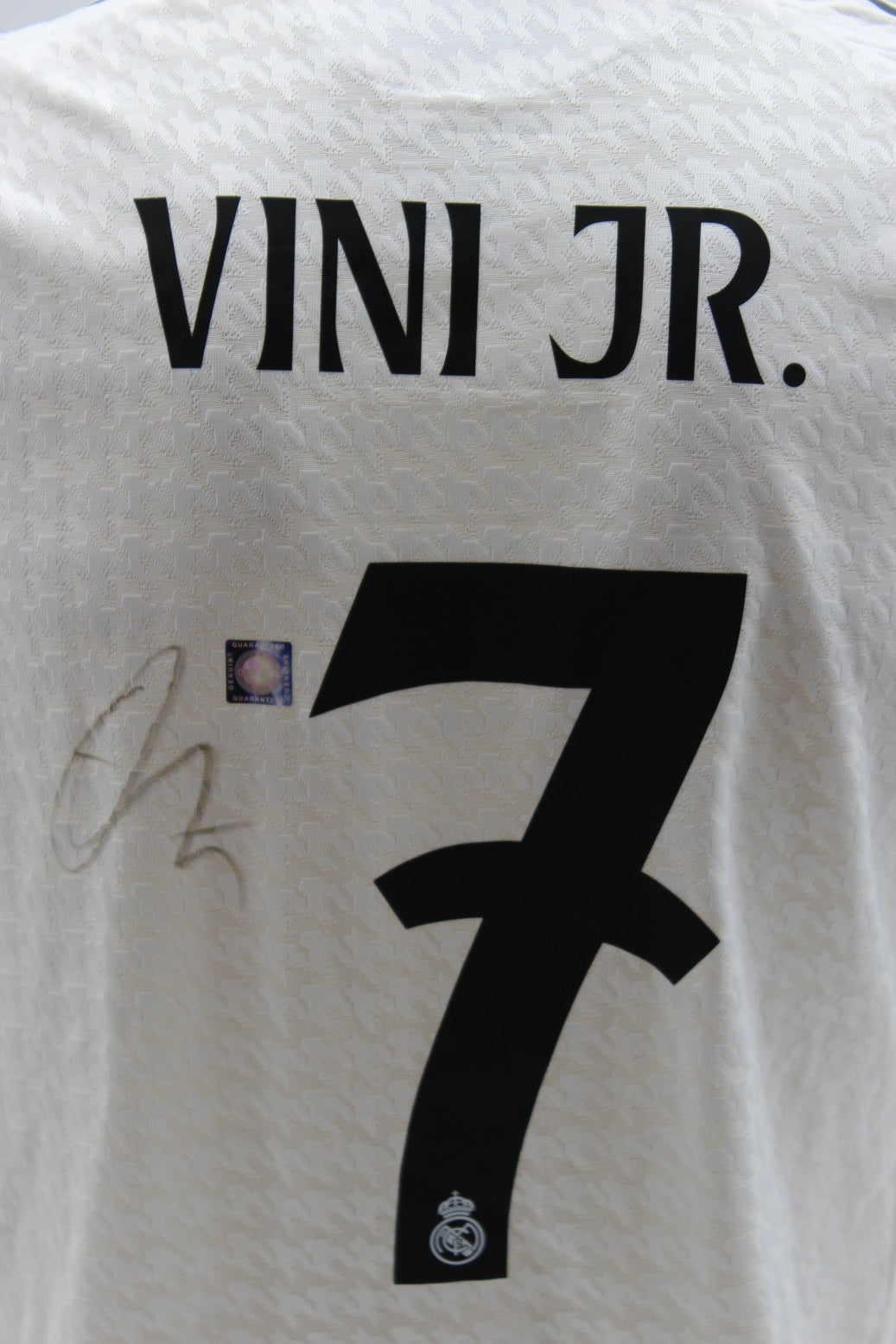 Real Madrid Trikot Vinicius Junior signiert Autogramm Adidas neu M
