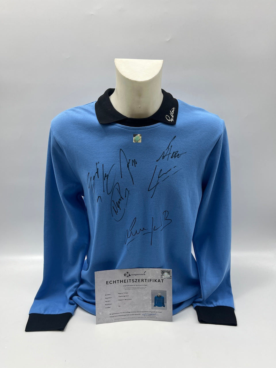 Bayern München Repro Trikot Teamsigniert FCB Adidas XL