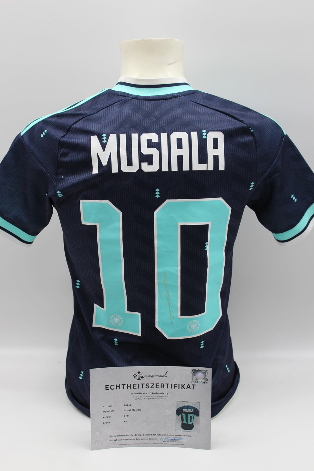 DFB Trikot Jamal Musiala signiert Autogramme Adidas COA neu XS 2026