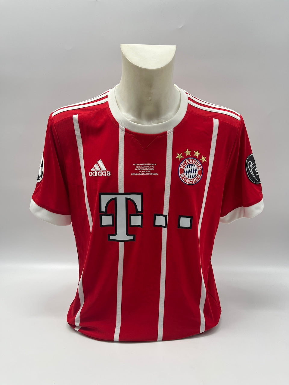 Bayern München Trikot Rafinha signiert Autogramm Adidas COA L