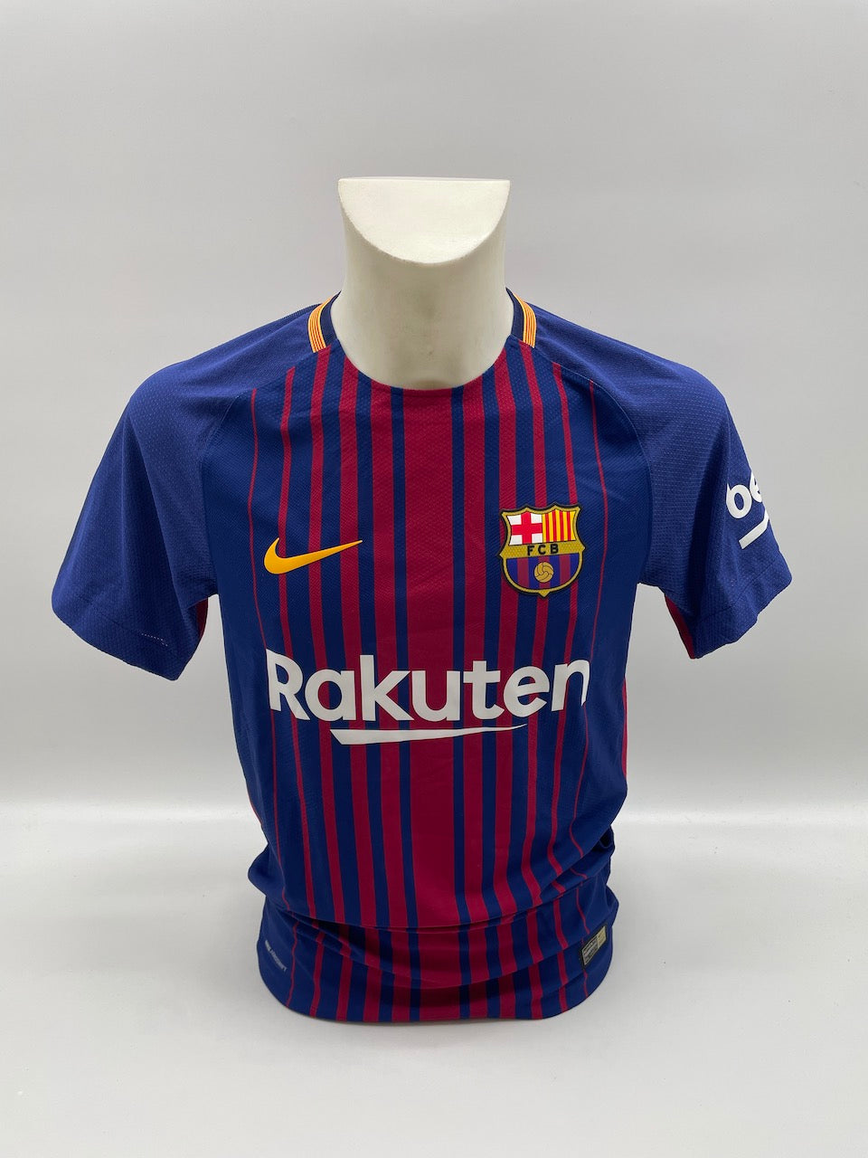 FC Barcelona jersey Andres Iniesta signed autograph Nike COA S