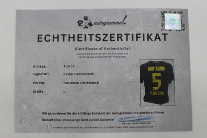 Borussia Dortmund Trikot Ramy Bensebaini COA BVB Puma neu L 26/27