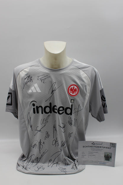 Eintracht Frankfurt Trainingsshirt 2026/2027 Teamsigniert COA Bundesliga Adidas XL