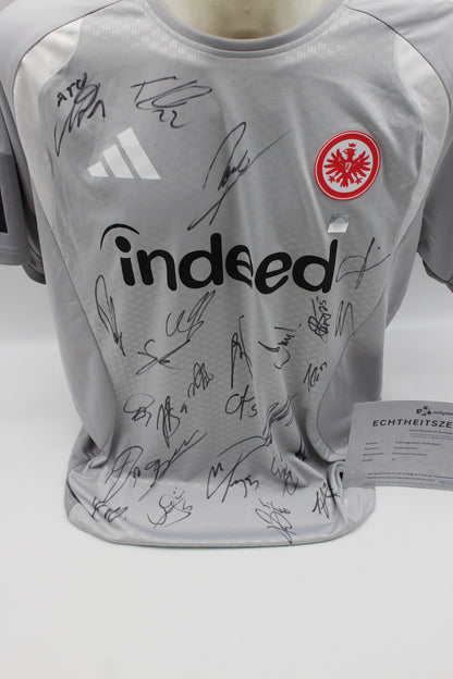 Eintracht Frankfurt Trainingsshirt 2026/2027 Teamsigniert COA Bundesliga Adidas XL
